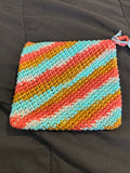 Handmade Boho Striped Cotton Pot Holder