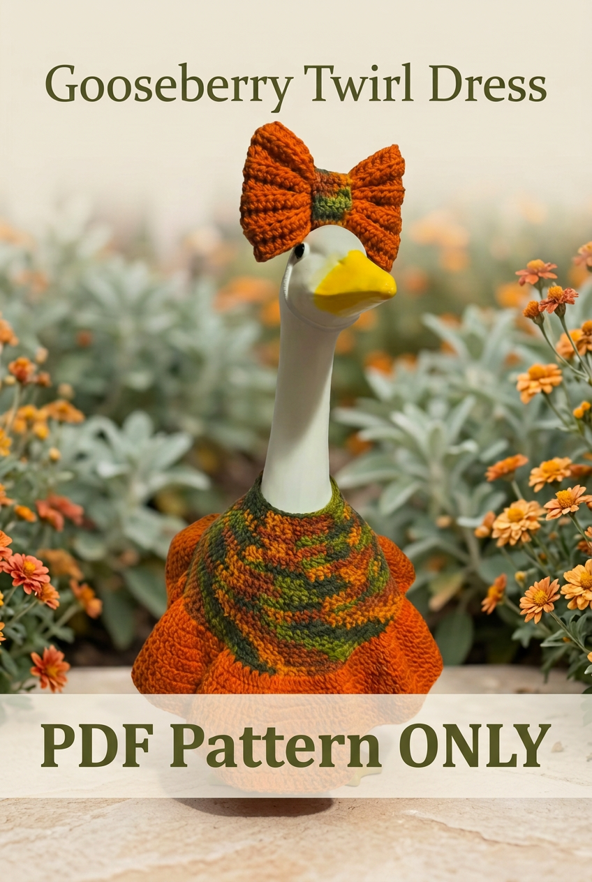 Gooseberry Twirl Dress with PDF Pattern ONLY wording