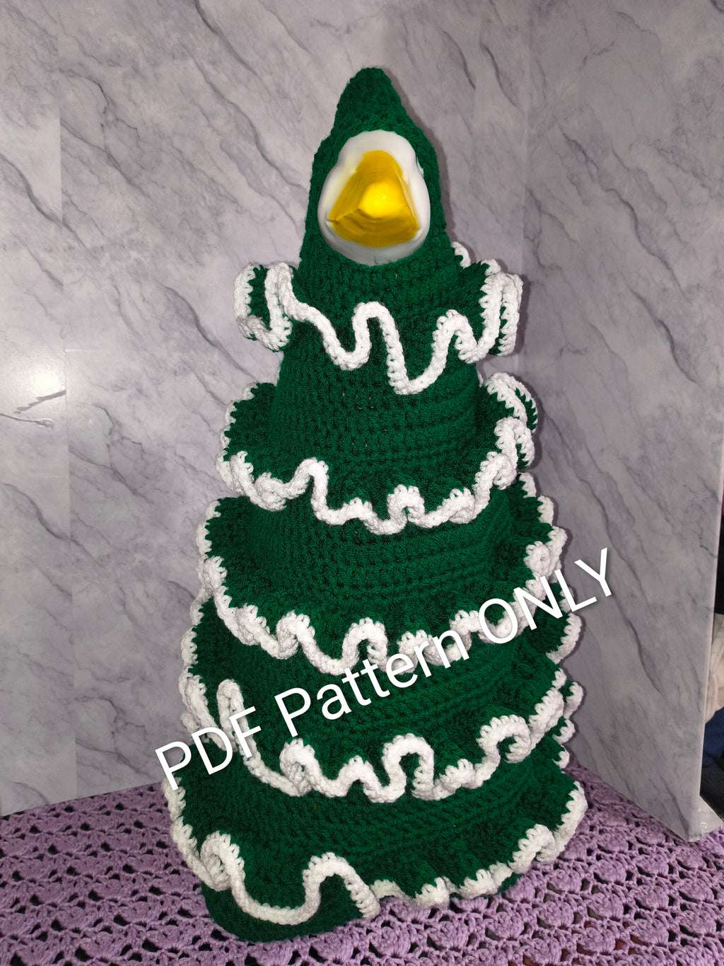 PDF Pattern 23" Porch Goose Christmas Tree Costume