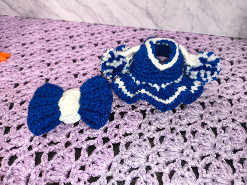 7" Desk Goose Cheerleader Outfit Crochet Pattern – PDF