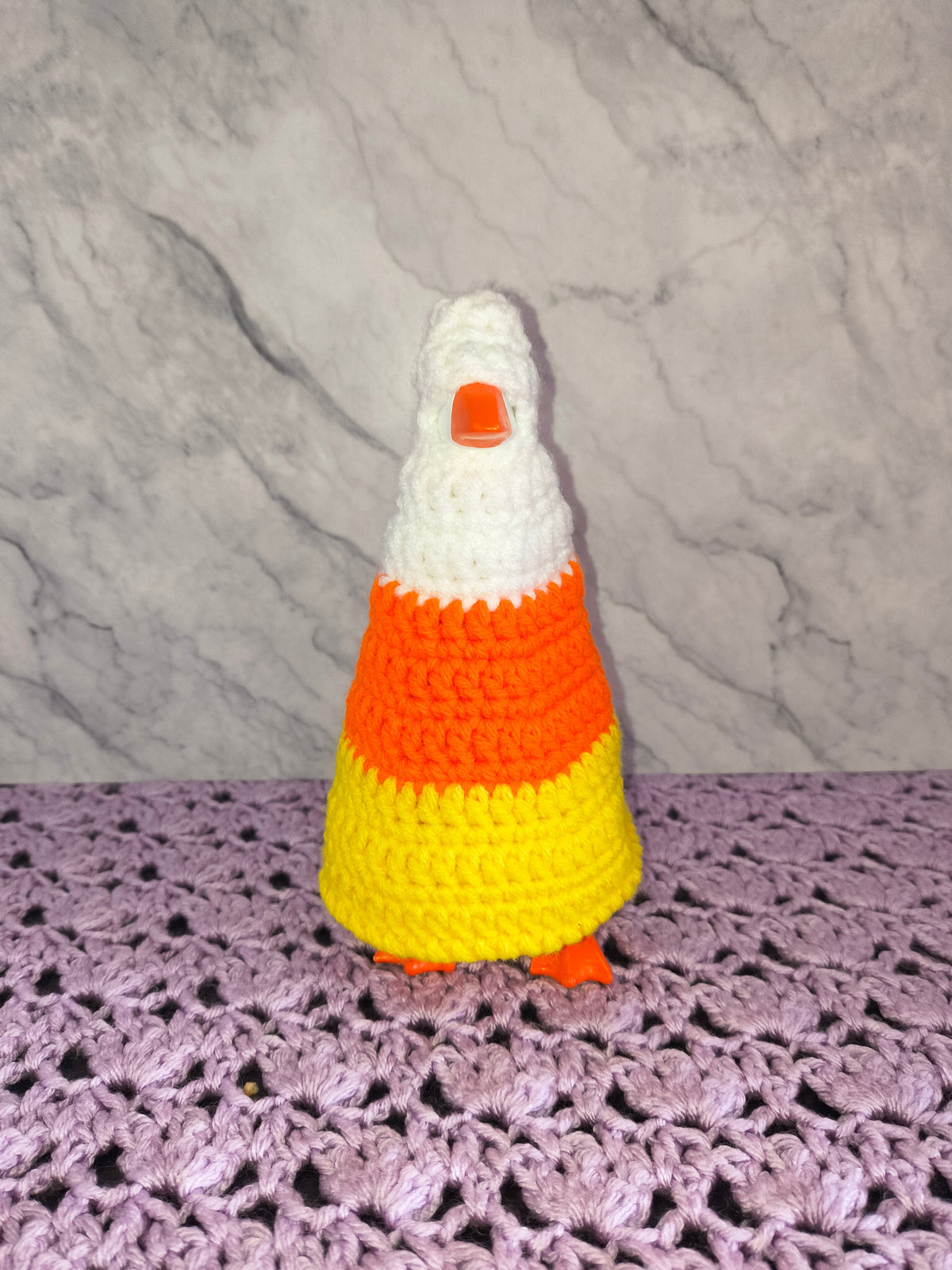 7" Desk Goose Candy Corn Costume