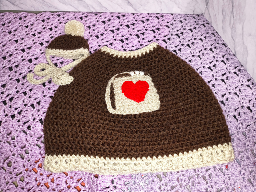 23" Porch Goose Hot Cocoa Cutie Sweater Set – PDF Crochet Pattern