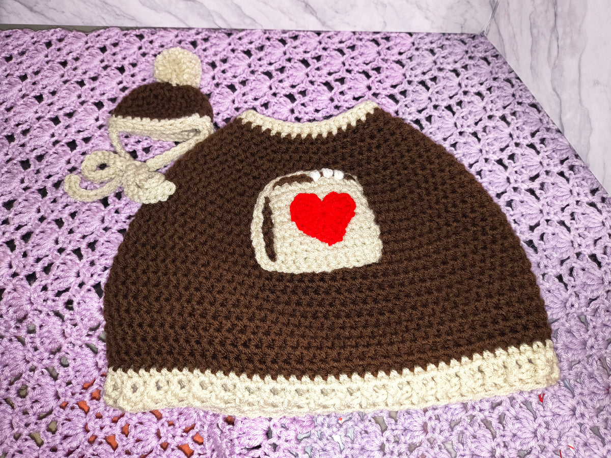 23" Porch Goose Hot Cocoa Cutie Sweater Set – Finished Outfit
