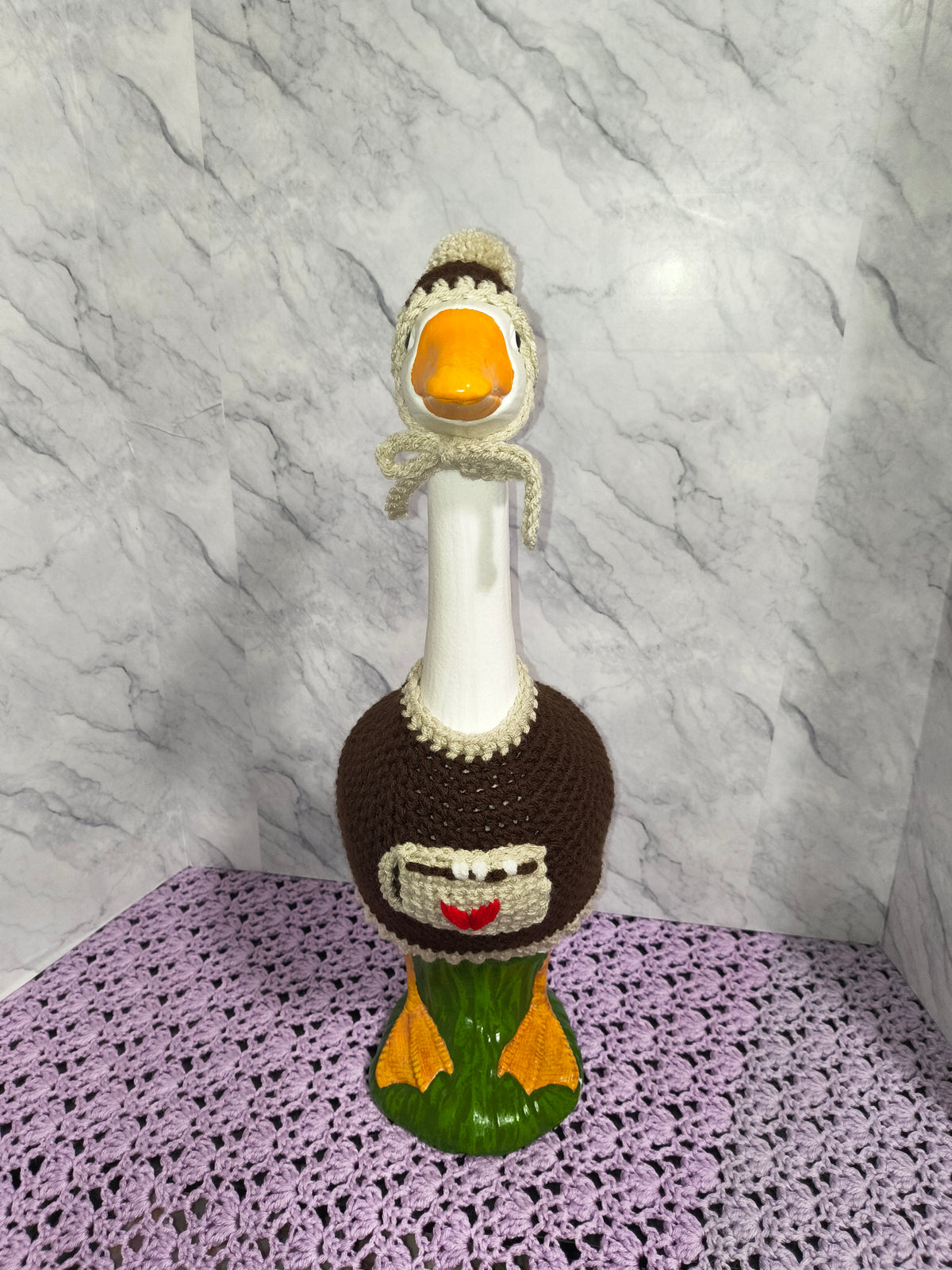 19.6–21" Porch Goose Hot Cocoa Cutie Sweater Set – PDF Crochet Pattern