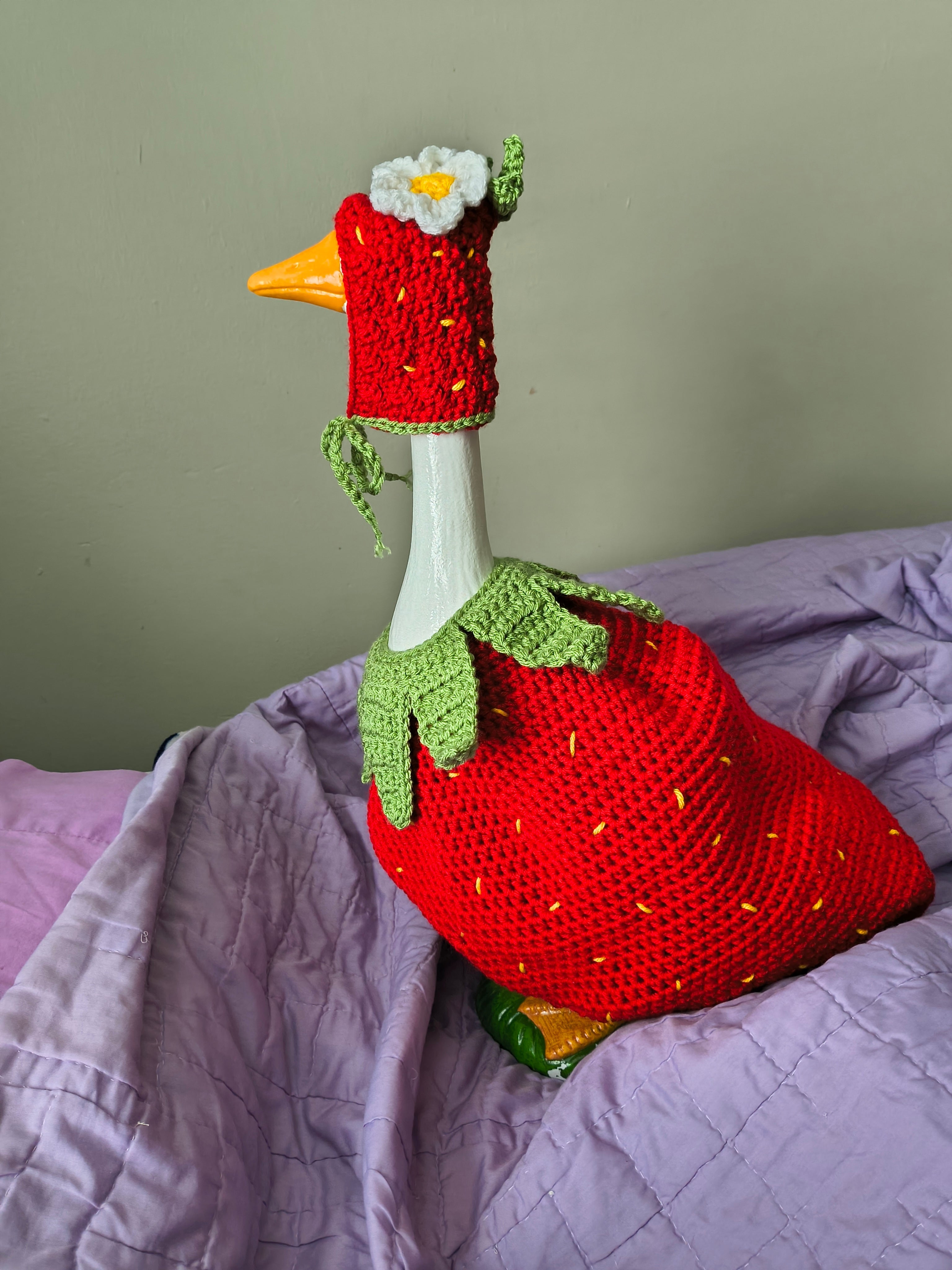 Porch Goose Strawberry Outfit Set (MADE TO ORDER)