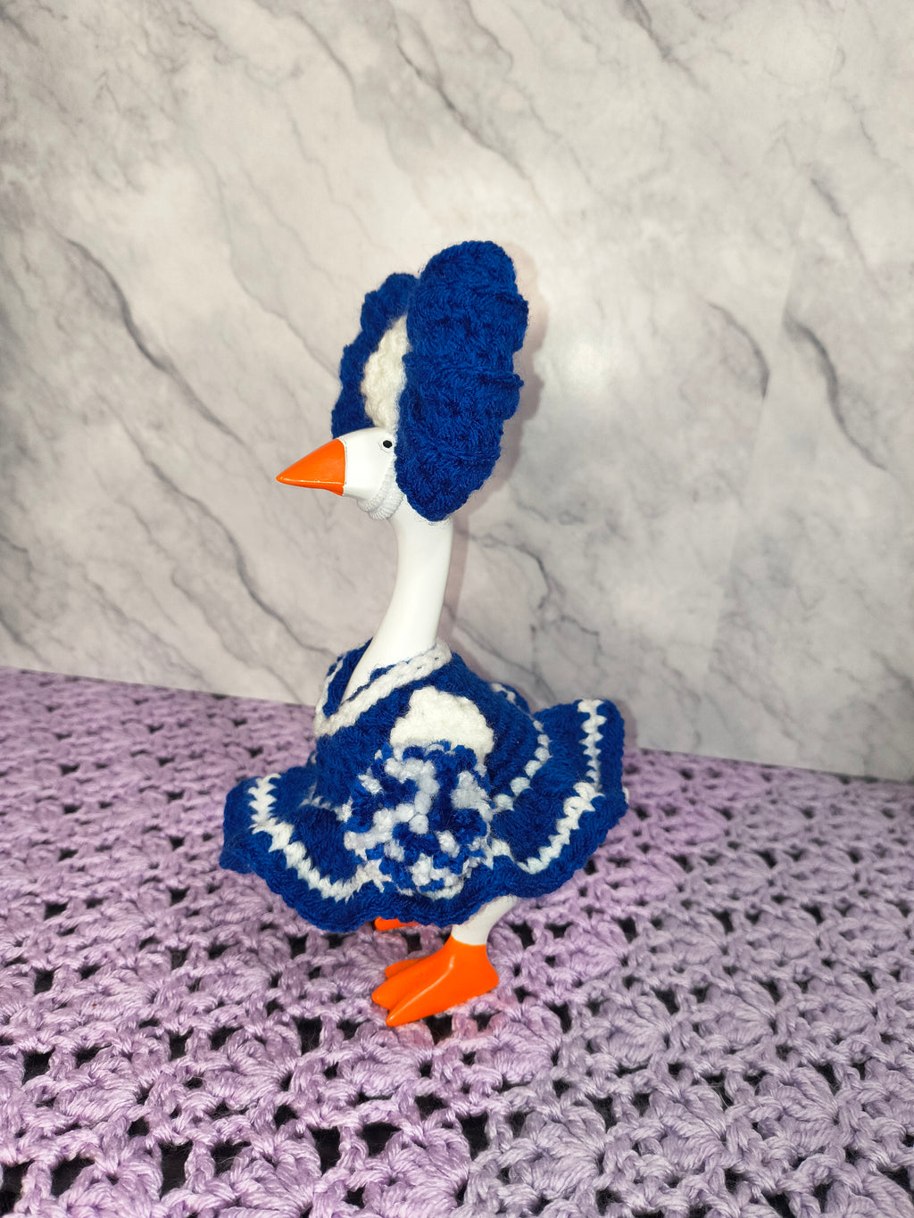 7" Desk Goose Cheerleader Outfit Crochet Pattern – PDF
