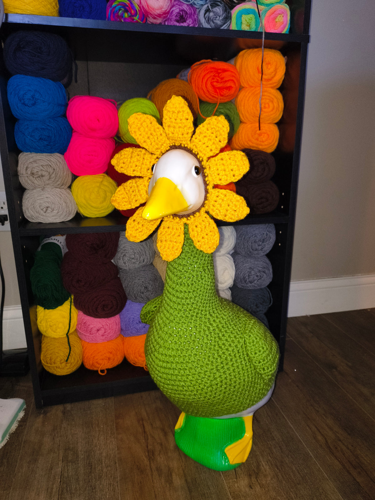 PDF Pattern 23" Porch Goose Sunflower Costume