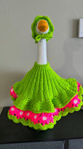 23" Porch Goose Daisy Dress and Hat Set