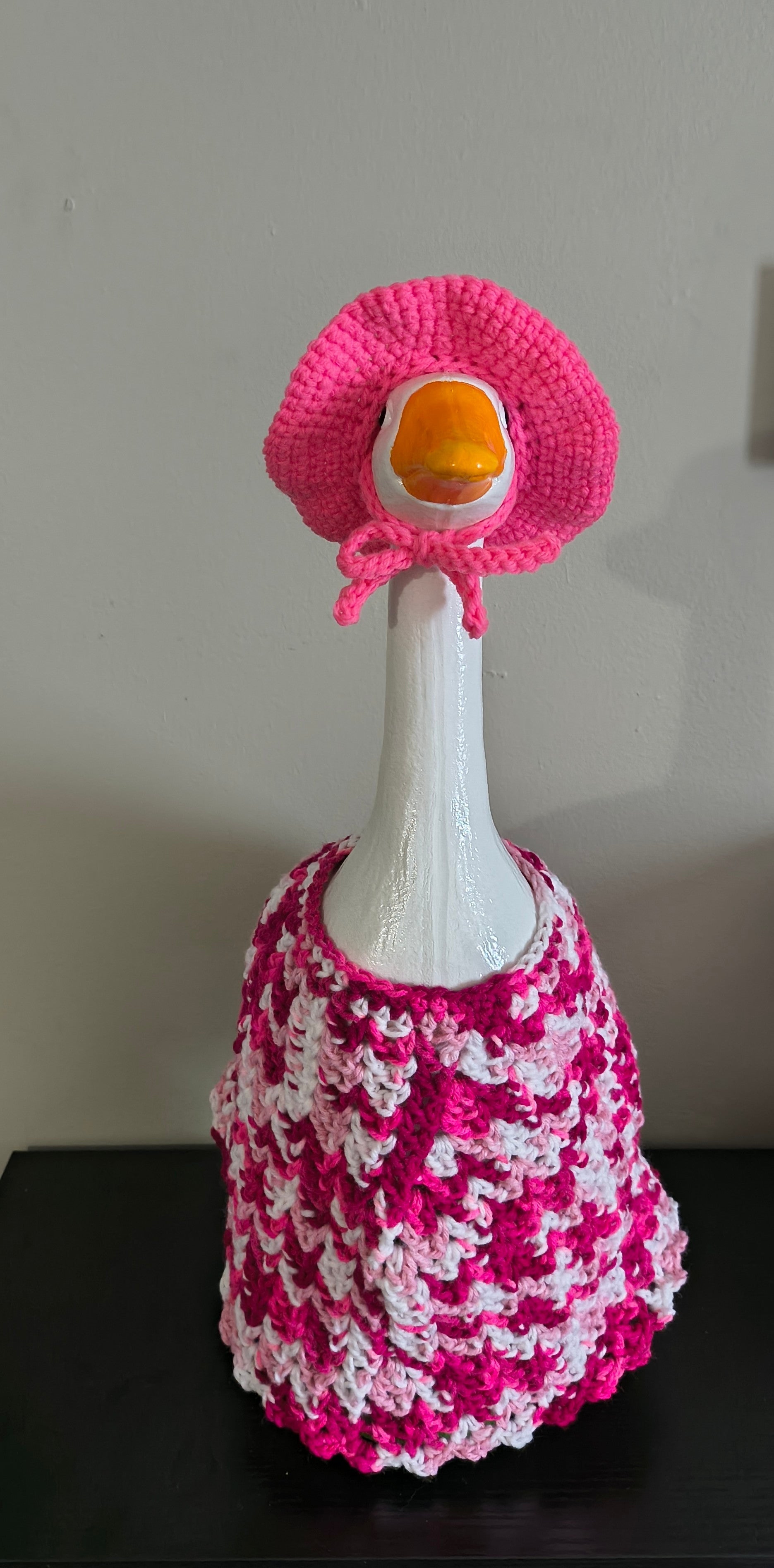 23" Porch Goose Dress and Sunhat Set