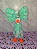 7" Desk Goose Turtleneck Sweater and Bow Set