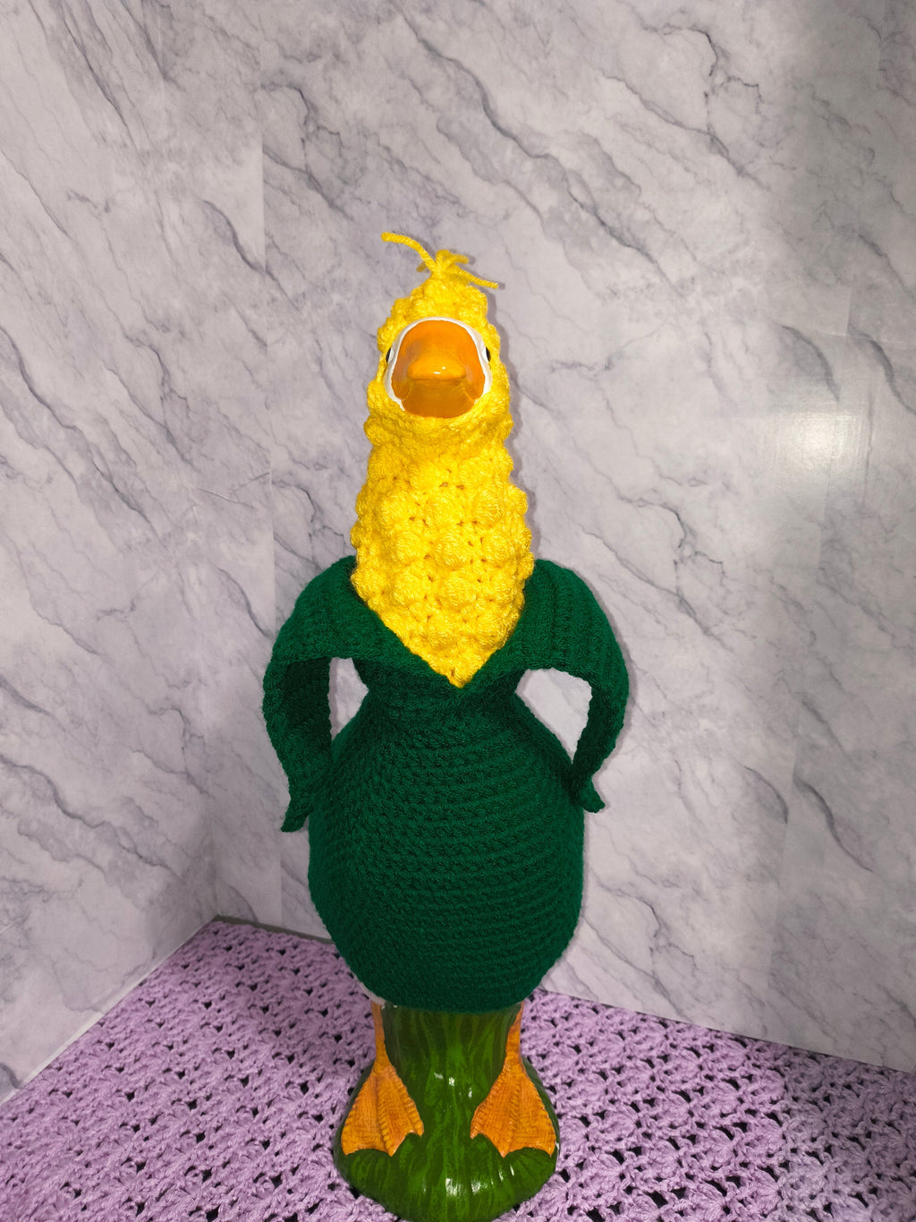 19.6" Porch Goose Corn Cob Costume