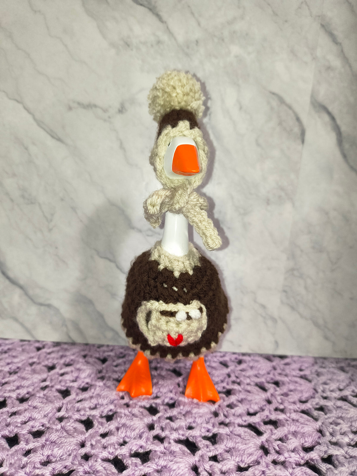 7" Desk Goose Hot Cocoa Cutie Sweater Set – PDF Crochet Pattern