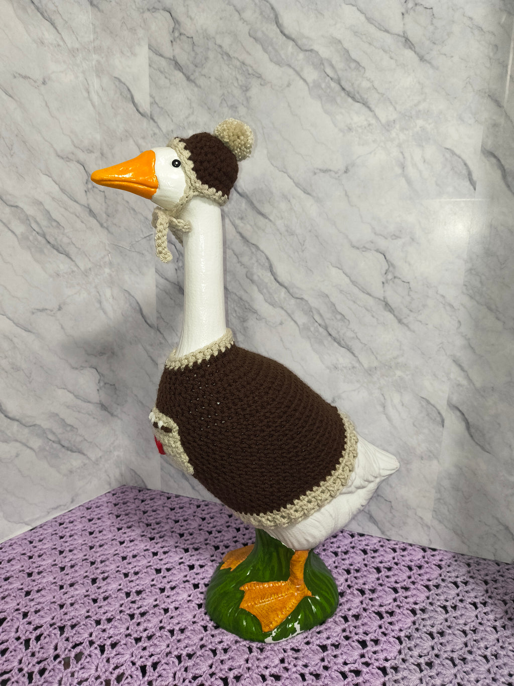 19.6–21" Porch Goose Hot Cocoa Cutie Sweater Set – PDF Crochet Pattern