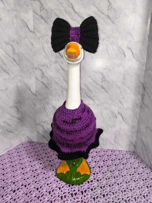 19.6–21" Porch Goose Everyday Fancy Dress and Bow Set