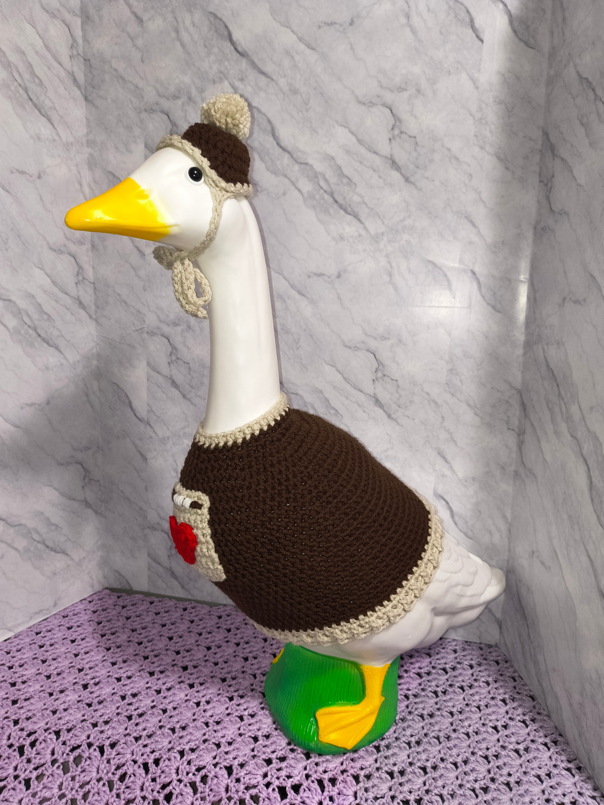 23" Porch Goose Hot Cocoa Cutie Sweater Set – Finished Outfit