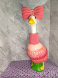 23" Porch Goose Turtleneck Sweater and Bow Set