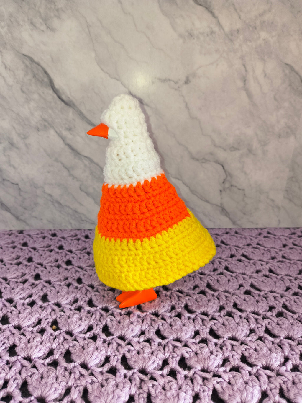 7" Desk Goose Candy Corn Costume