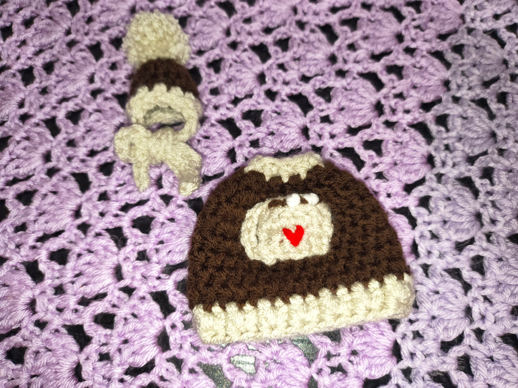 7" Desk Goose Hot Cocoa Cutie Sweater Set – Finished Outfit
