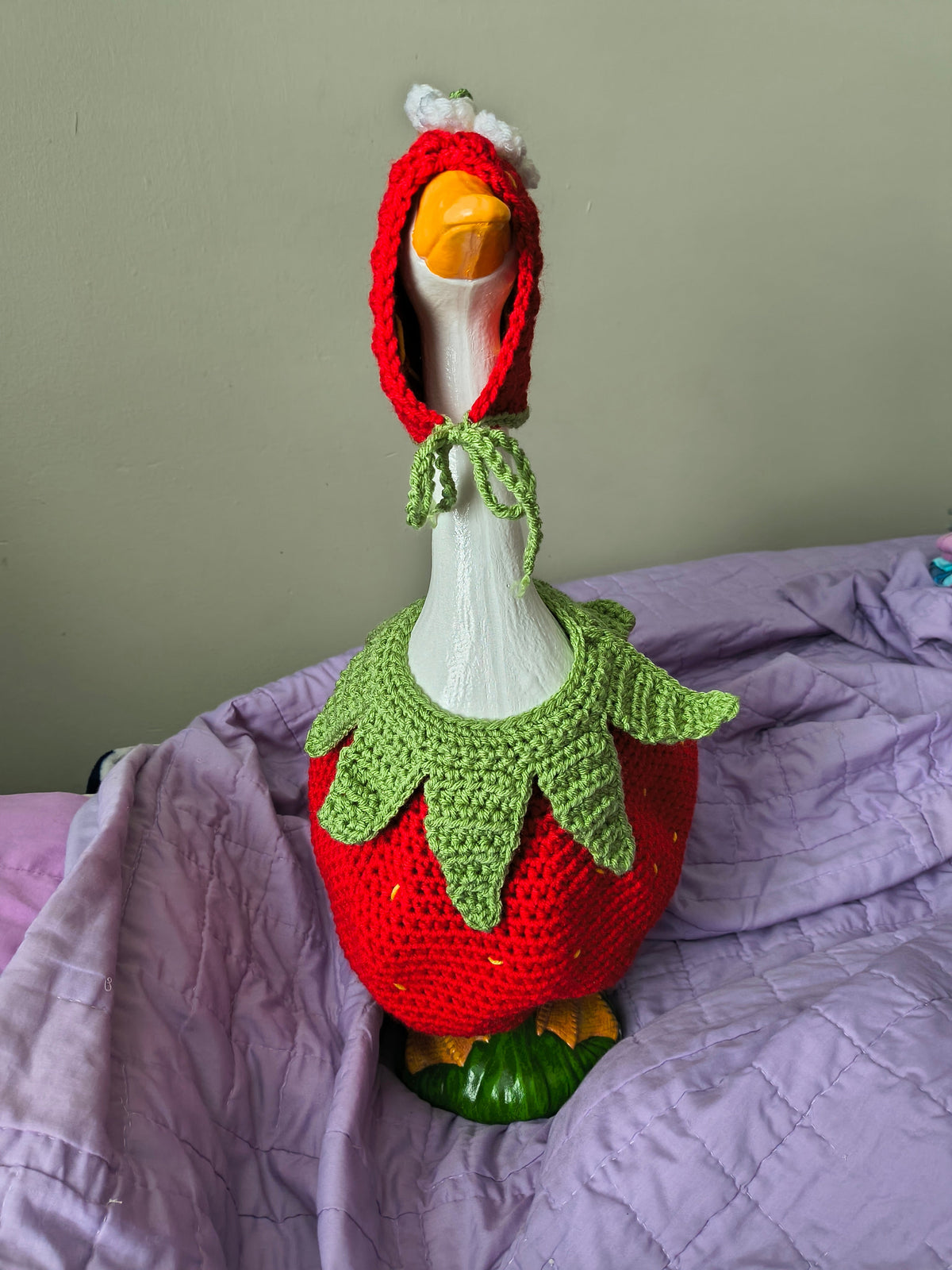 Porch Goose Strawberry Outfit Set (MADE TO ORDER)