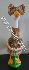 PDF Pattern - 19.6-21" Porch Goose Turtleneck Sweater and Bow/Bowtie Set
