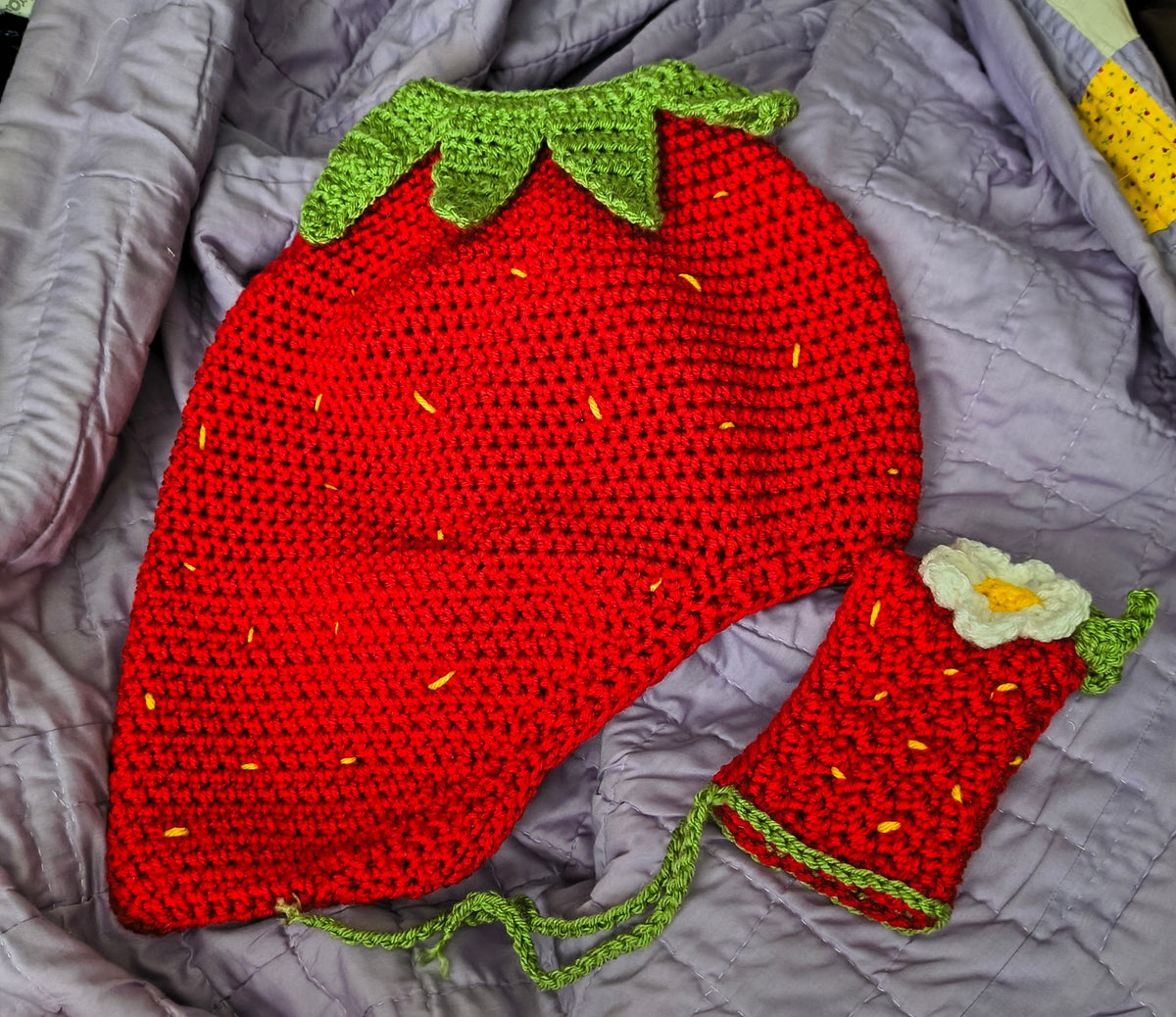 Porch Goose Strawberry Outfit Set (MADE TO ORDER)