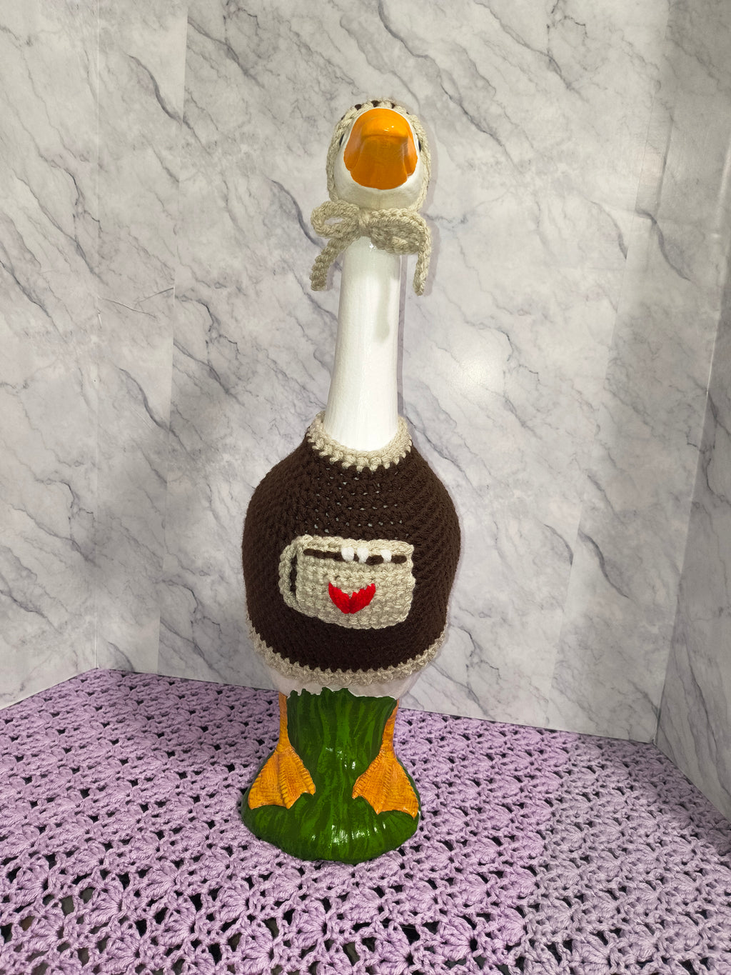 19.6–21" Porch Goose Hot Cocoa Cutie Sweater Set – PDF Crochet Pattern