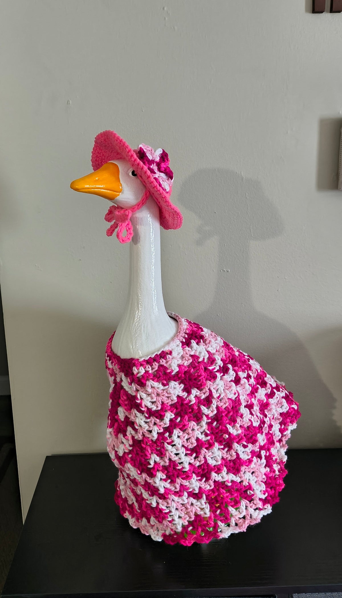 23" Porch Goose Dress and Sunhat Set