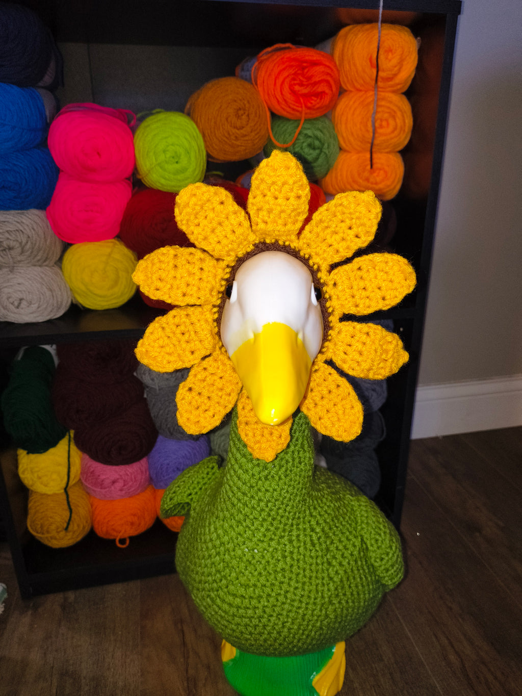 PDF Pattern 23" Porch Goose Sunflower Costume